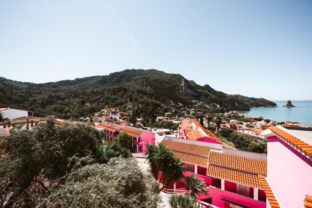 Pink Palace Beach Resort Agios Gordios  Buitenkant foto