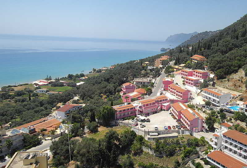 Pink Palace Beach Resort Agios Gordios  Buitenkant foto