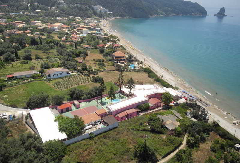 Pink Palace Beach Resort Agios Gordios  Buitenkant foto