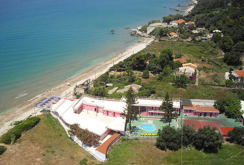 Pink Palace Beach Resort Agios Gordios  Buitenkant foto